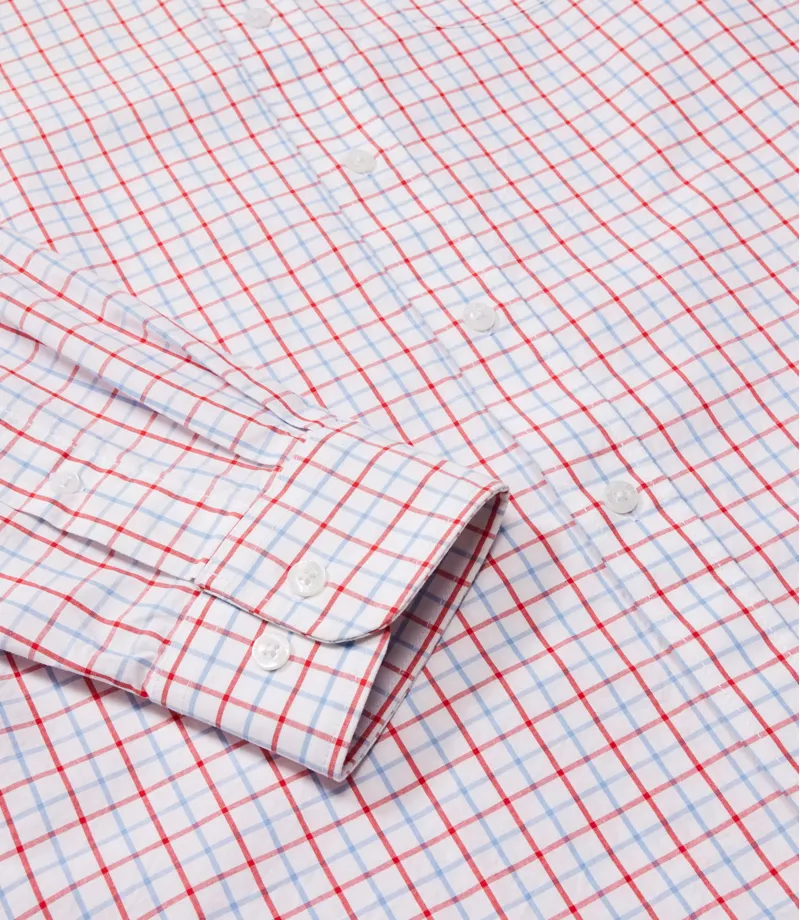 RM Williams Classic Shirt Blue White Red-5
